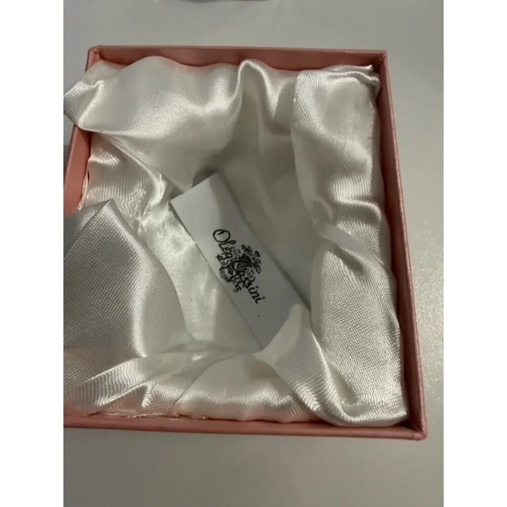 Oleg Cassini Crystal Cupcake Pastel Gems in Original Pink Box Signed